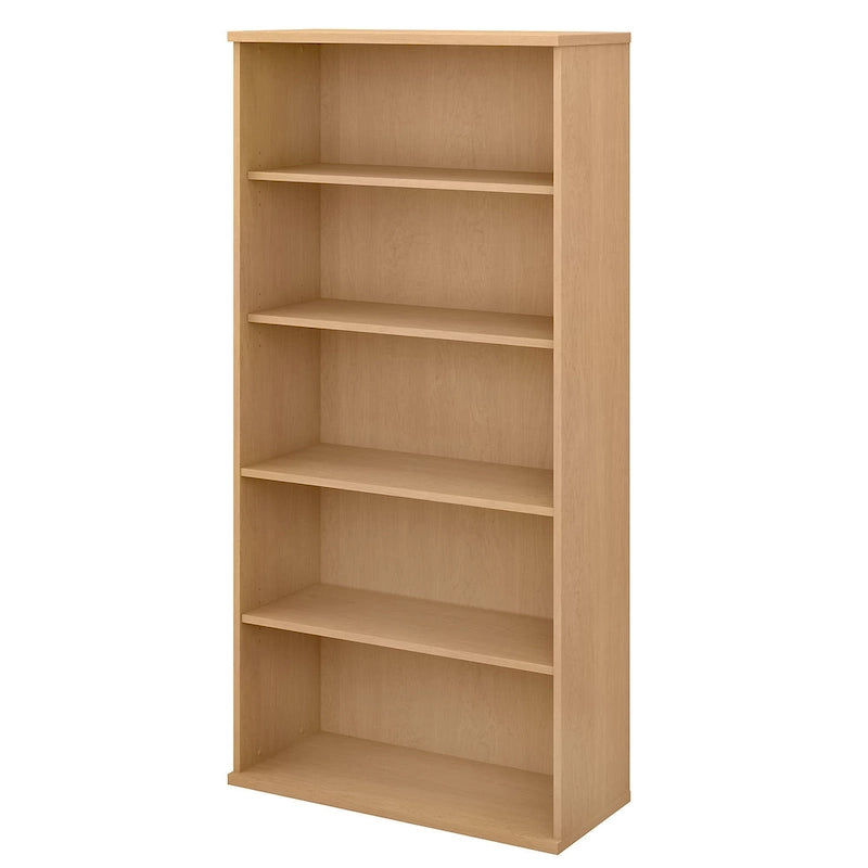 Tall 5-Shelf Bookcase Bookshelf Organizer