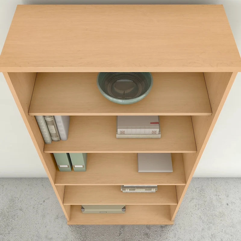 Tall 5-Shelf Bookcase Bookshelf Organizer