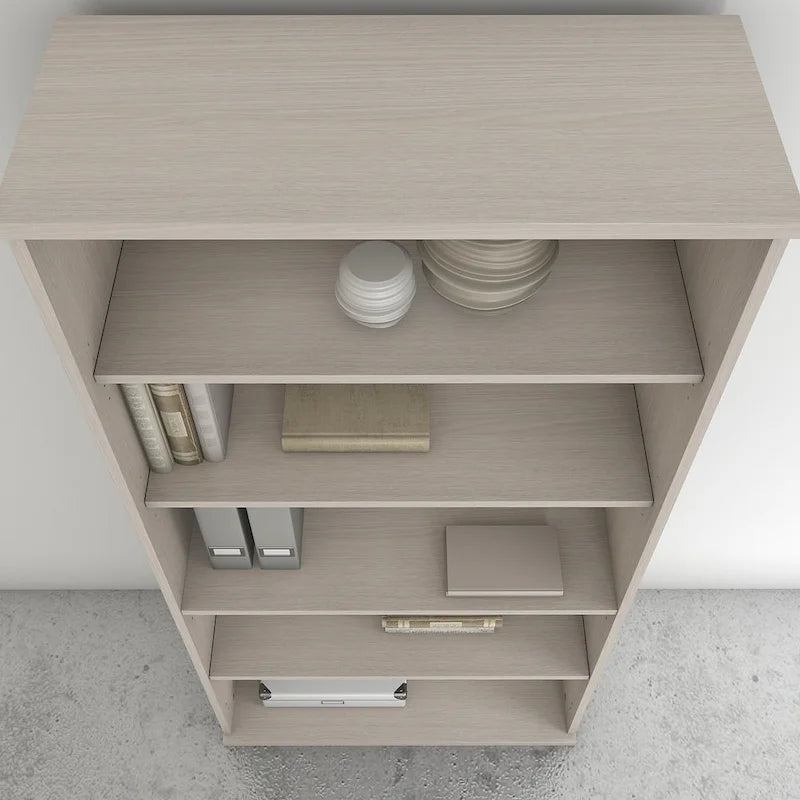 Tall 5-Shelf Bookcase Bookshelf Organizer