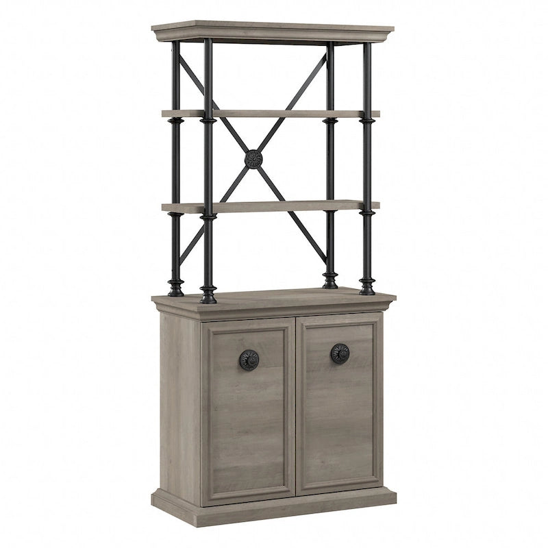 Designer Bookcase with Doors