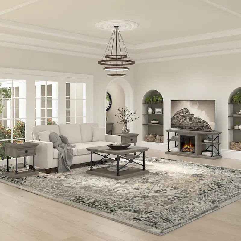 Designer Bookcase with Doors