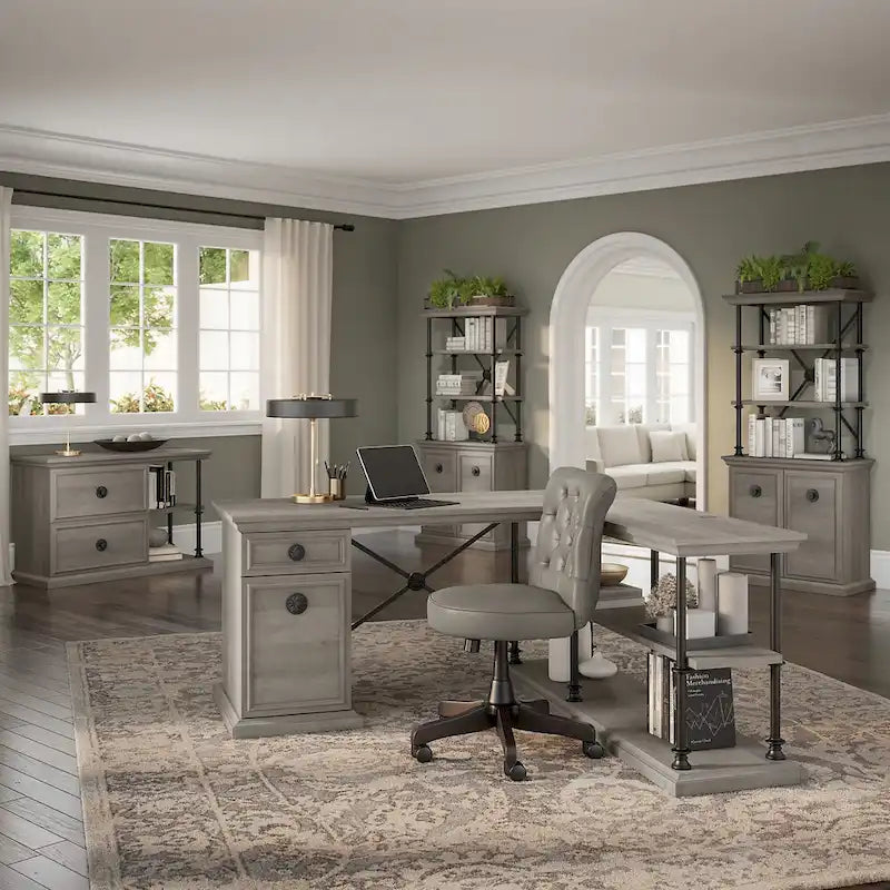 Designer Bookcase with Doors