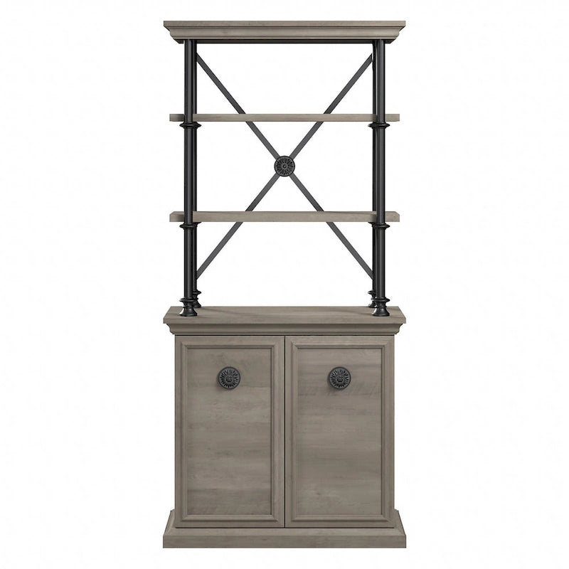 Designer Bookcase with Doors
