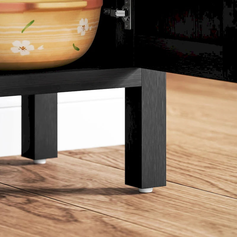 Sideboard Buffet Cabinet with Storage, Modern Accent Cabinet with 2 Doors and Adjustable Shelf