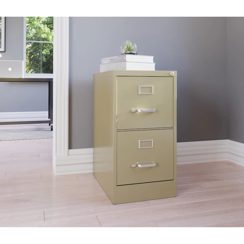 22 Deep 2-Drawer Letter Vertical File Cabinet