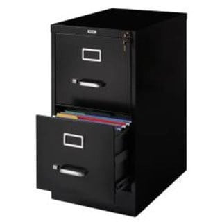 22 Deep 2-Drawer Letter Vertical File Cabinet