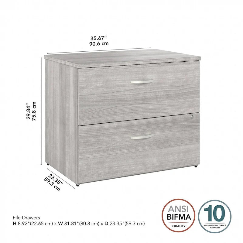 2 Drawer Lateral File Cabinet