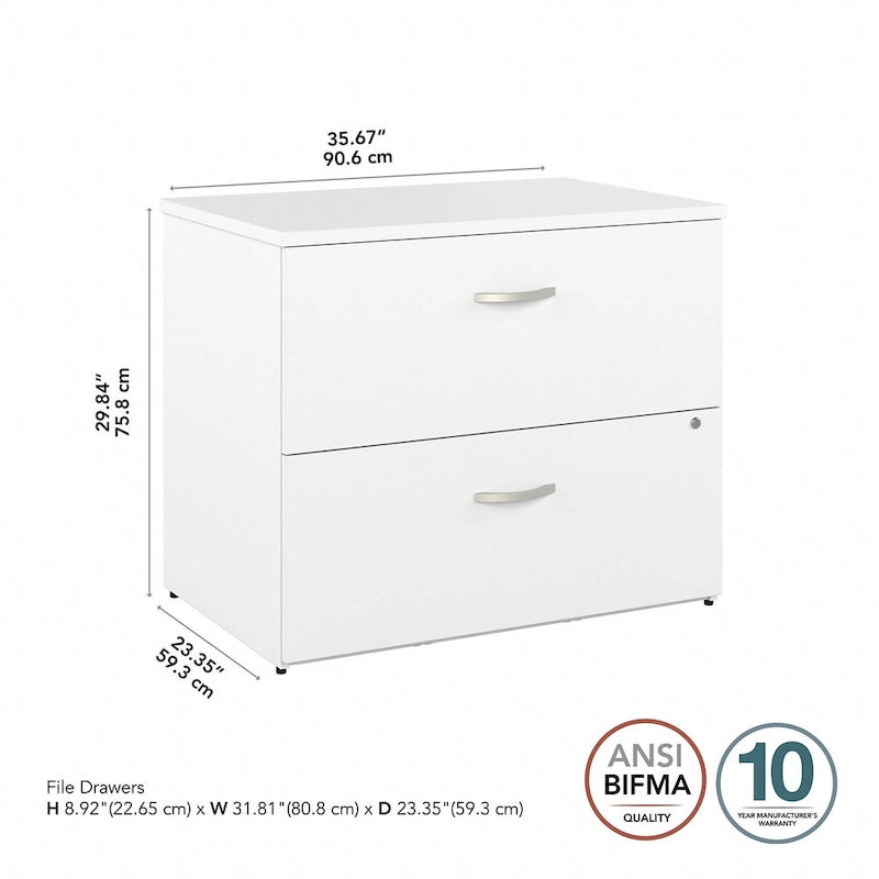 2 Drawer Lateral File Cabinet