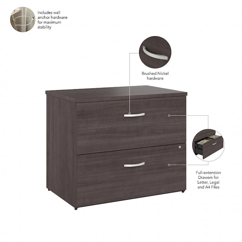 2 Drawer Lateral File Cabinet