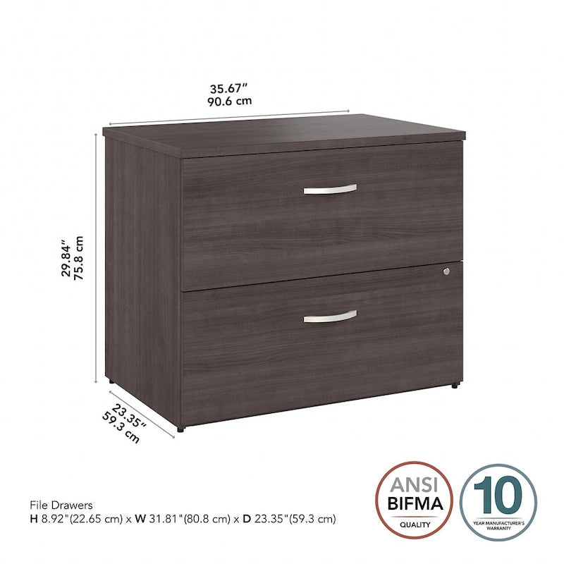 2 Drawer Lateral File Cabinet