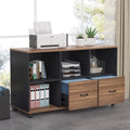 2-Drawer Mobile Filing Cabinet with Printer Stand – 43 Inch Office Storage