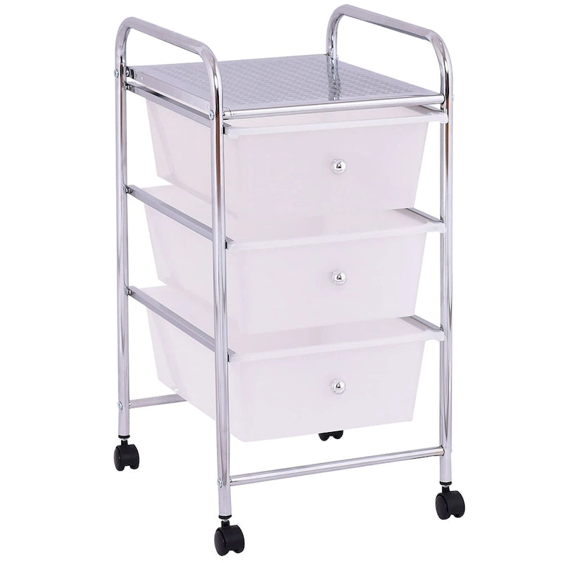 3-Drawer Rolling Storage Cart