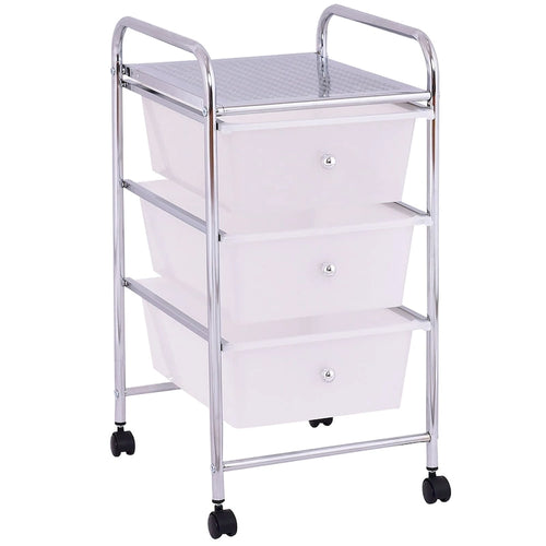 3-Drawer Rolling Storage Cart