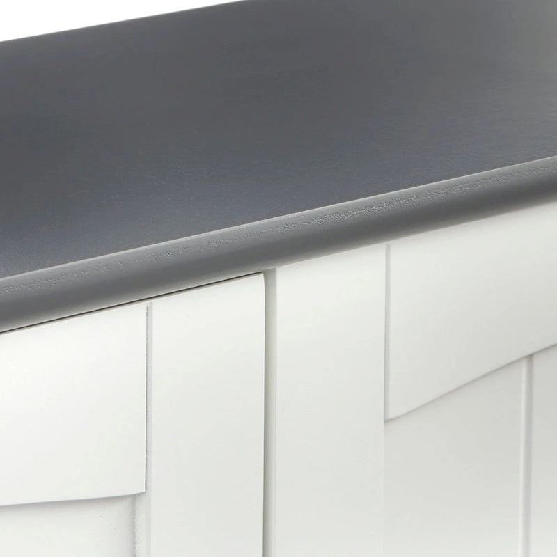 Over the Toilet Space Saver with Cabinet and Open Shelf