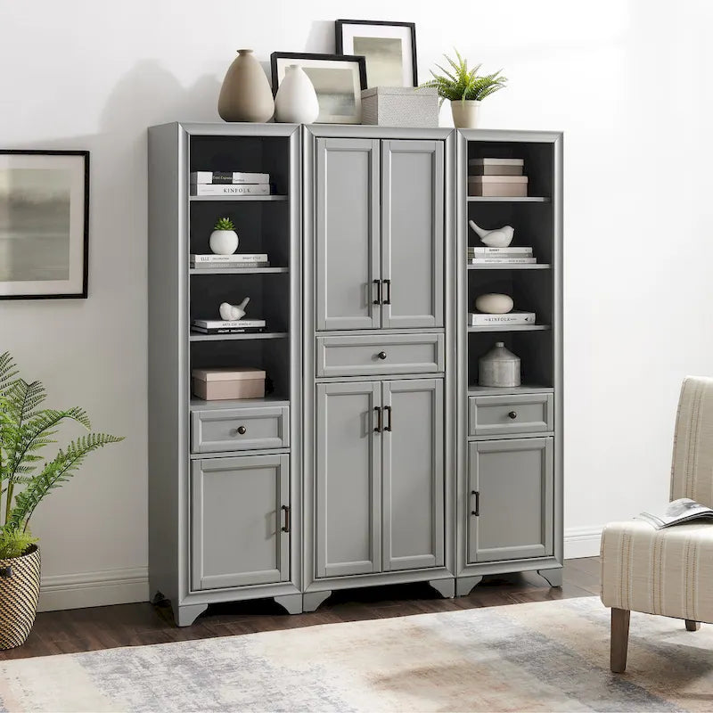 Crosley Tara 3Pc Pantry Set - 59.75 W x 15 D x 67.75 H