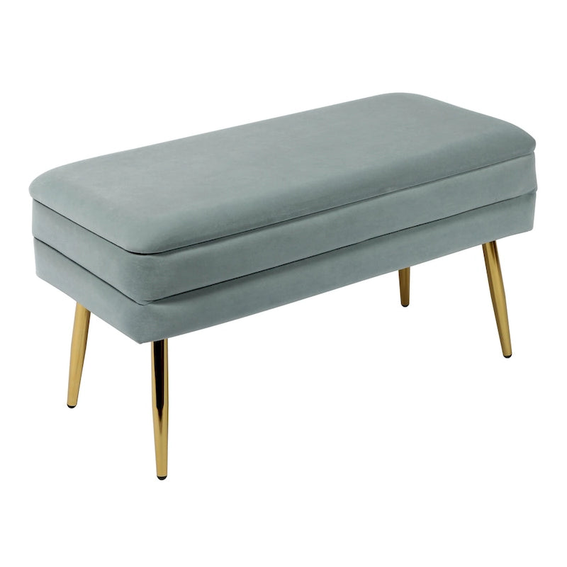 Sea Blue Storage Bench