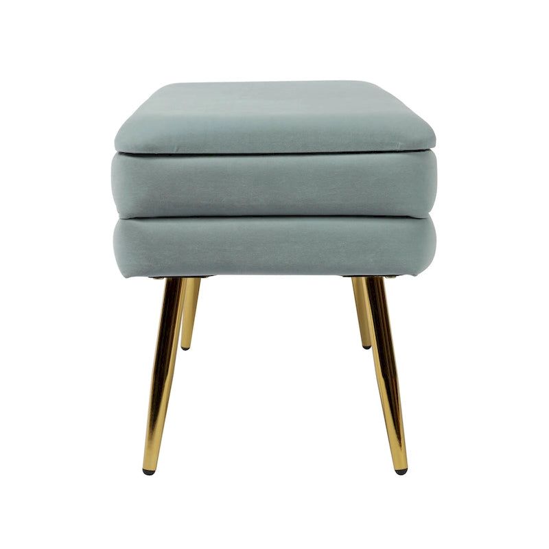 Sea Blue Storage Bench