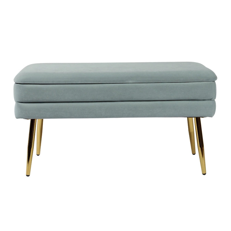 Sea Blue Storage Bench