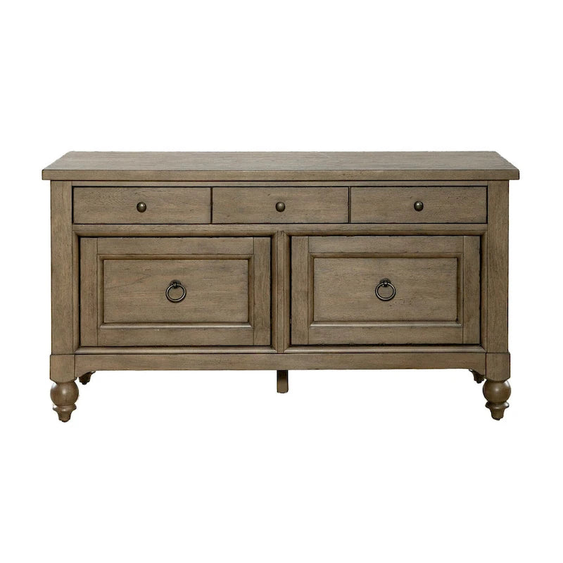 Dusty Taupe Credenza