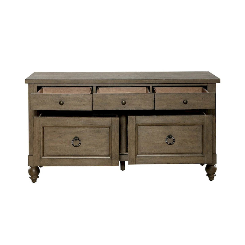 Dusty Taupe Credenza