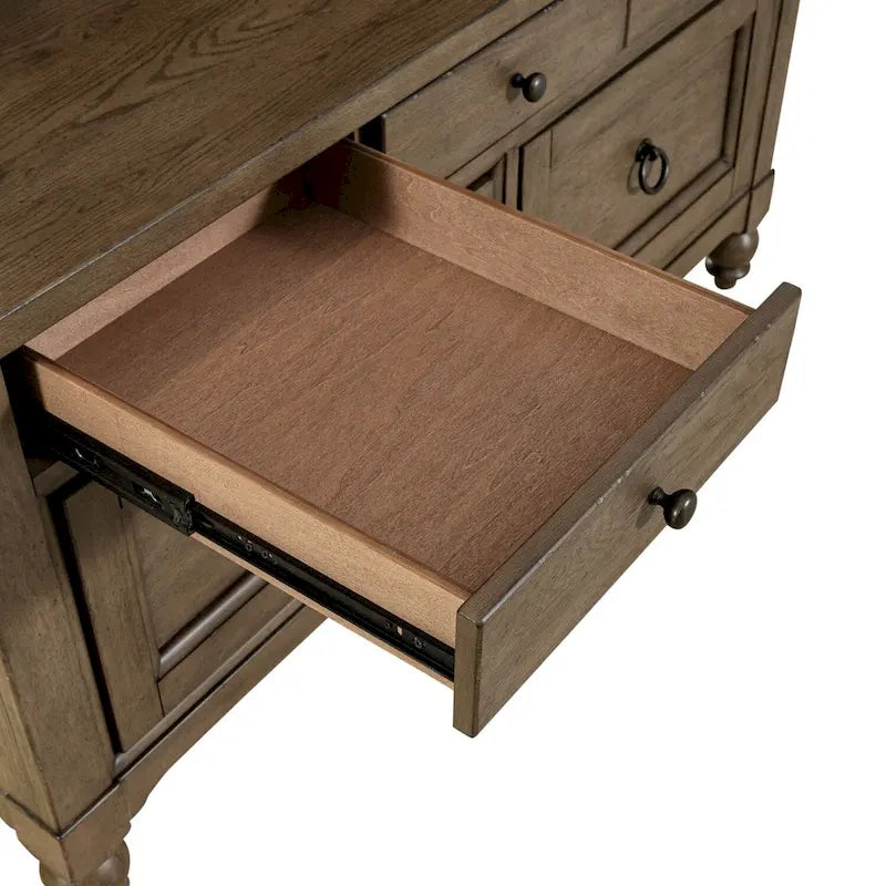 Dusty Taupe Credenza