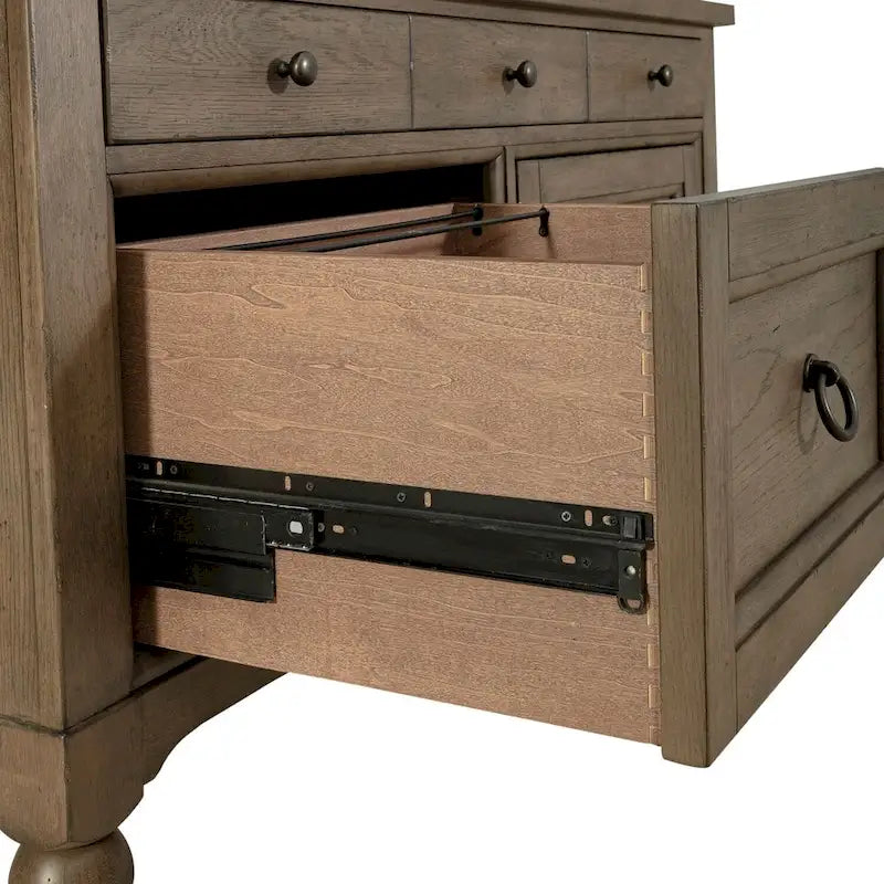 Dusty Taupe Credenza