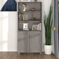 Drawer Cabinet Bookshelf with Storage Shelves Solid Wood Pine - 33.5 x 13.8 x 70.9