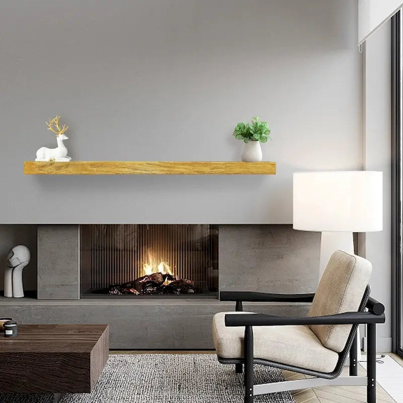 60-In Fireplace Mantel Shelf Wall Mounted - Floating Shelves