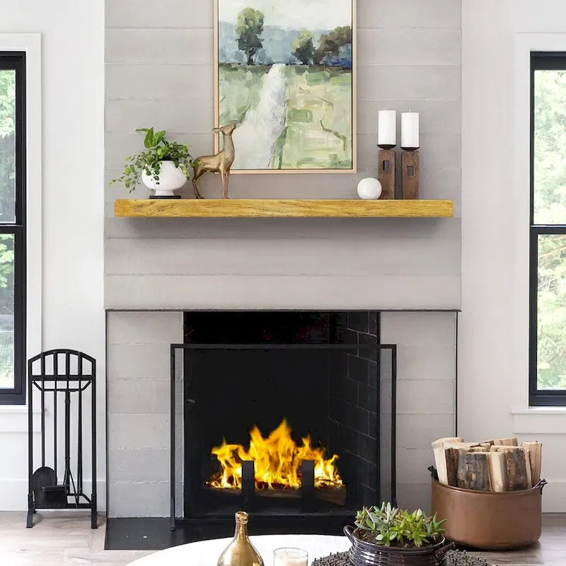 60-In Fireplace Mantel Shelf Wall Mounted - Floating Shelves
