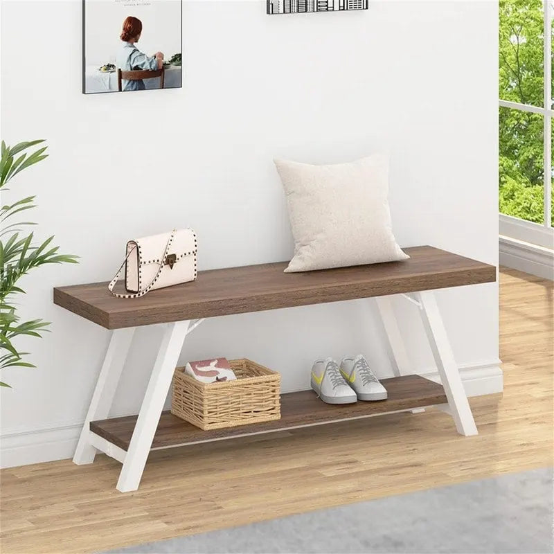 Storage Bench for Bedroom - 14.2" D x 47" W x 18.2" H