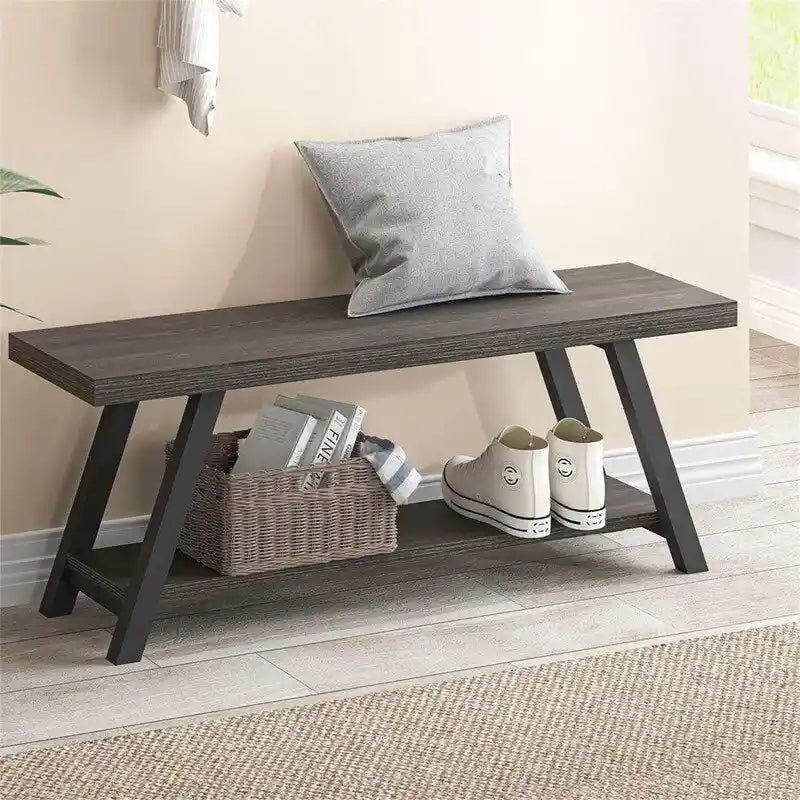Storage Bench for Bedroom - 14.2" D x 47" W x 18.2" H