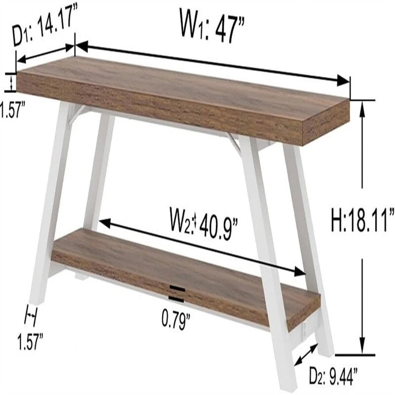 Storage Bench for Bedroom - 14.2" D x 47" W x 18.2" H