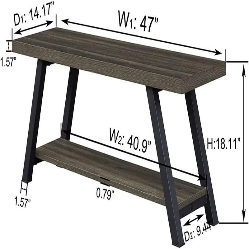 Storage Bench for Bedroom - 14.2" D x 47" W x 18.2" H