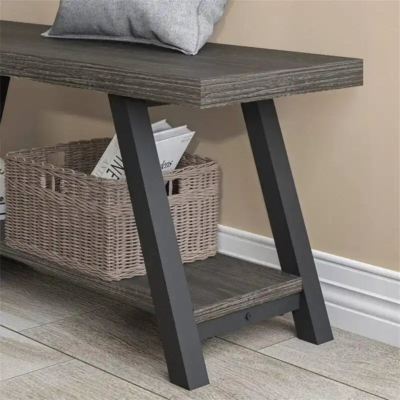 Storage Bench for Bedroom - 14.2" D x 47" W x 18.2" H