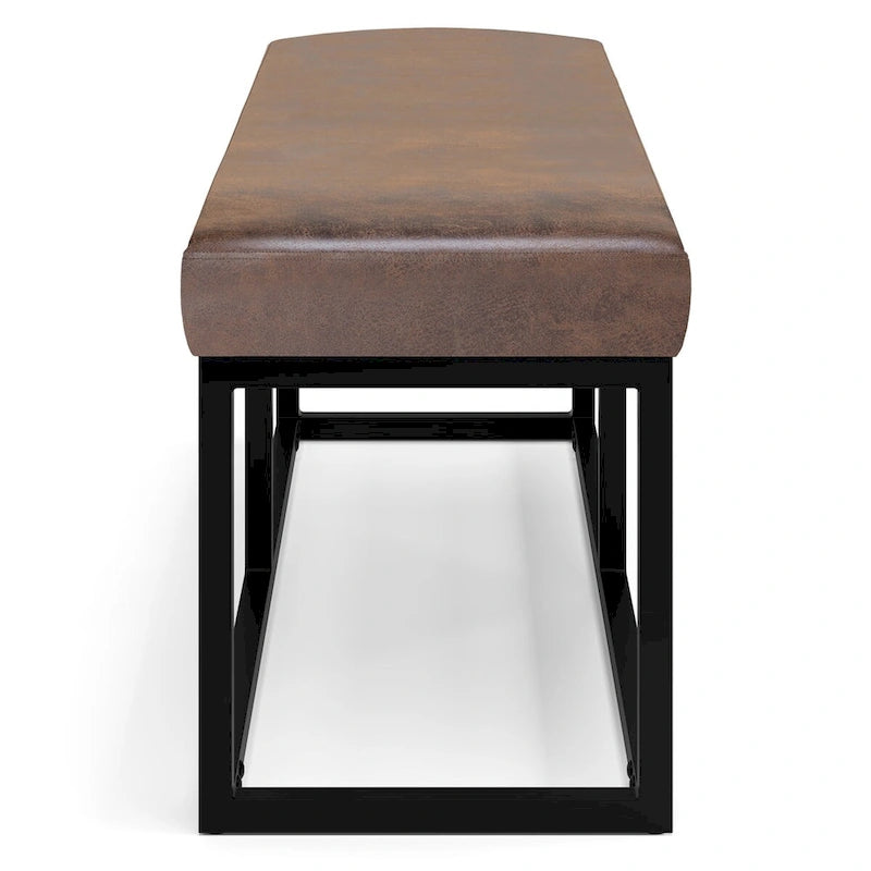 44 inch Wide Contemporary Rectangle Ottoman Bench - 14.6 D x 44 W x 18.5 H