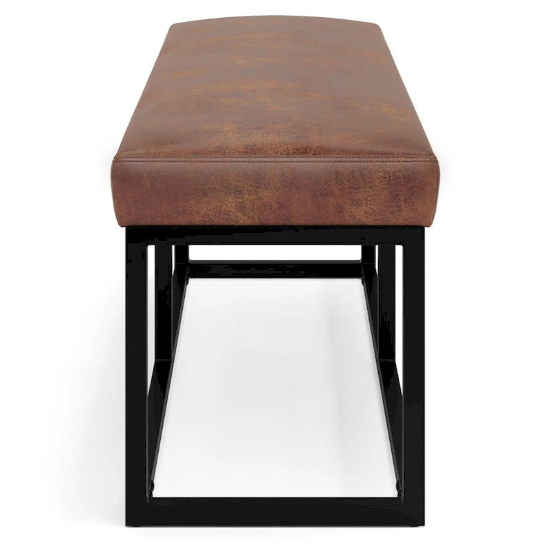 44 inch Wide Contemporary Rectangle Ottoman Bench - 14.6 D x 44 W x 18.5 H