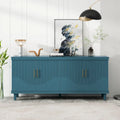 4-Door Storage Cabinet with Adjustable Shelves