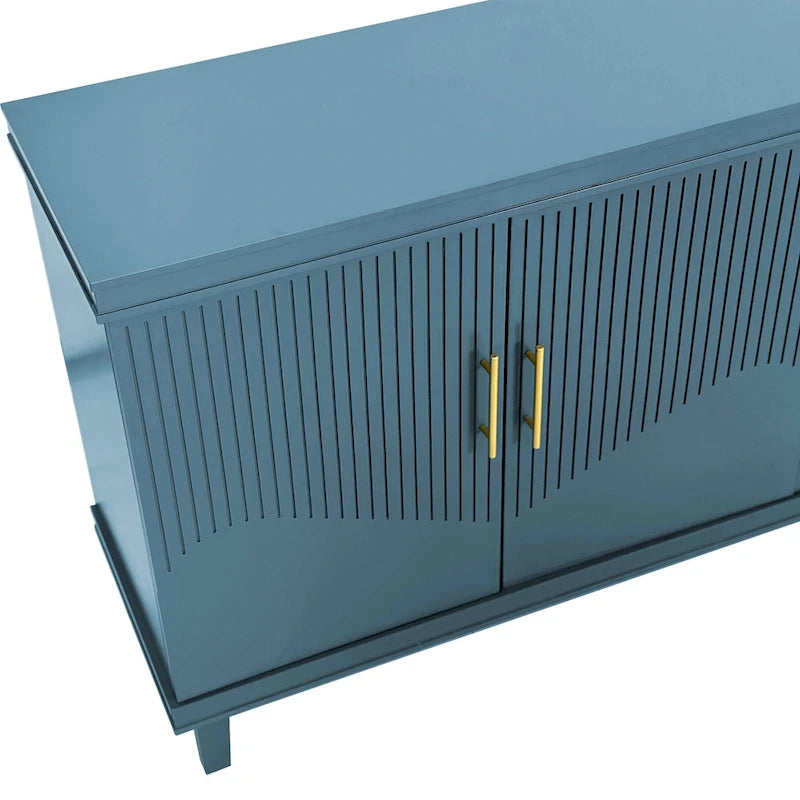 4-Door Storage Cabinet with Adjustable Shelves