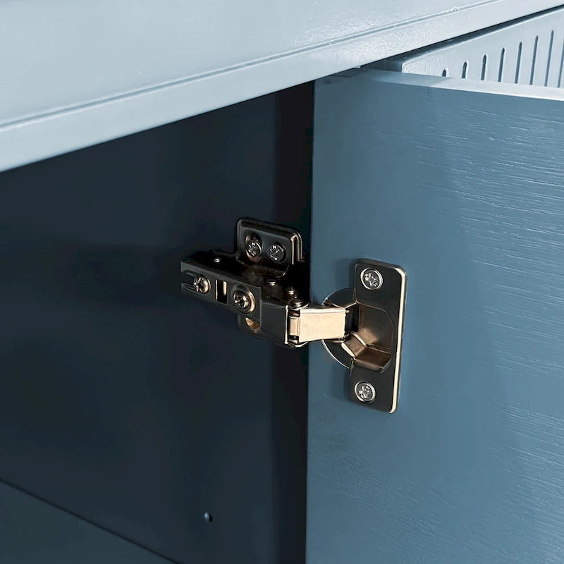 4-Door Storage Cabinet with Adjustable Shelves