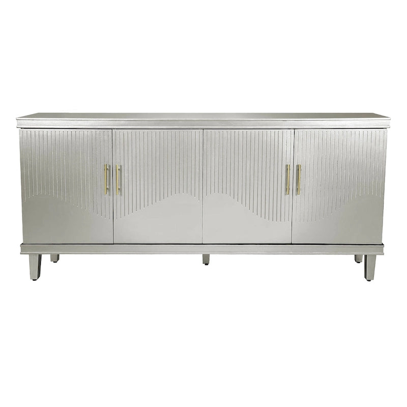 4-Door Storage Cabinet with Adjustable Shelves