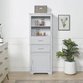 Display Cabinet with Open Shelves