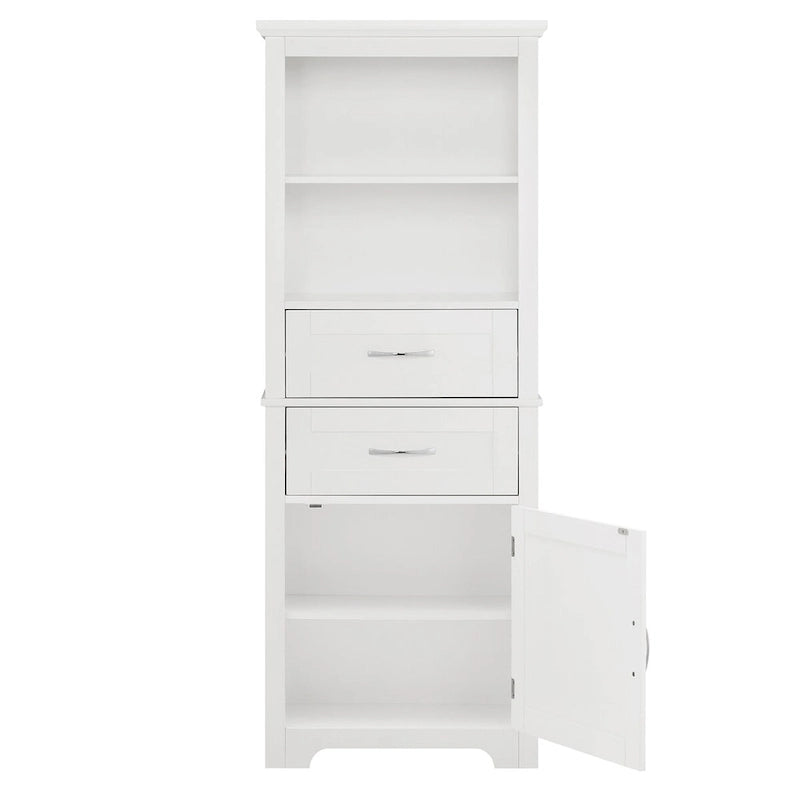 Display Cabinet with Open Shelves