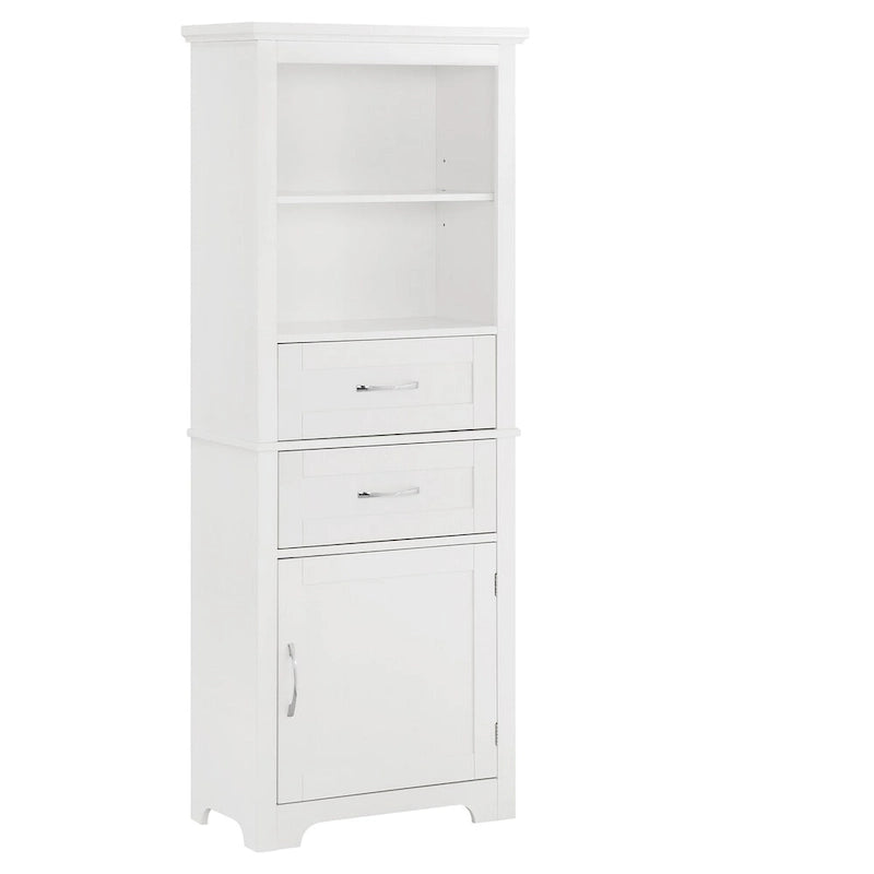 Display Cabinet with Open Shelves