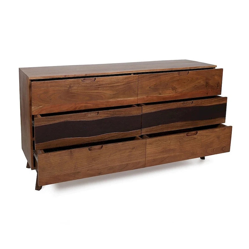 Six Drawer Sideboard Buffet