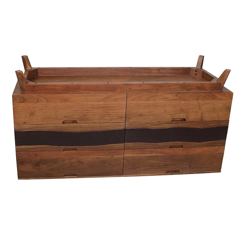 Six Drawer Sideboard Buffet