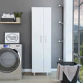 2-Door Rectangle Closet Pantry - White