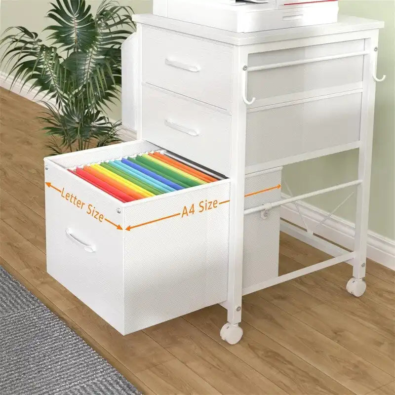 Small File Cabinets for Home Office - 3 Drawer Filing Cabinet