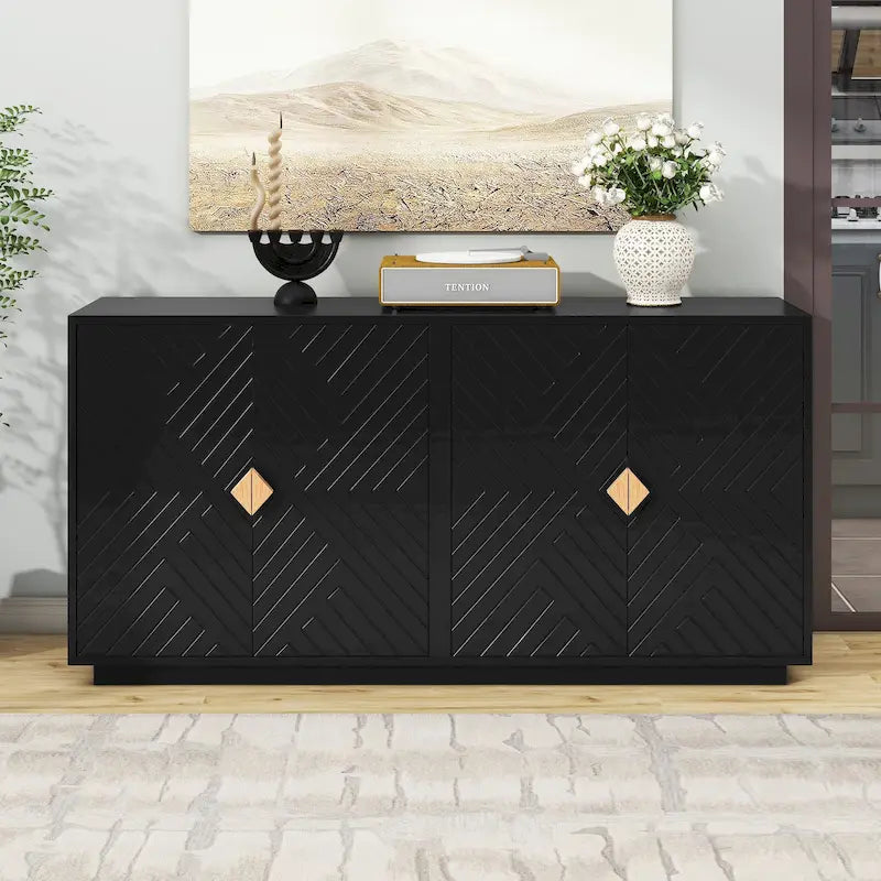 Storage Sideboard with Adjustable Shelves