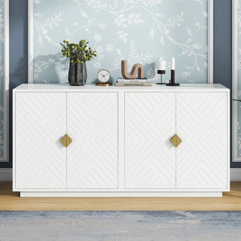Storage Sideboard with Adjustable Shelves