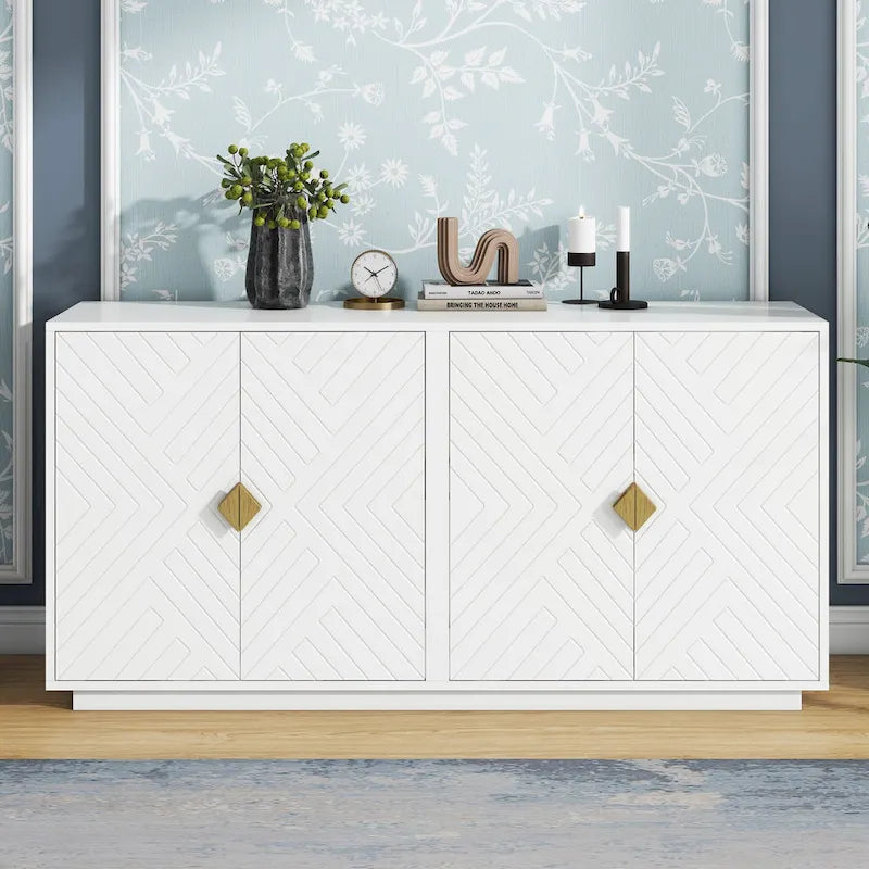 Storage Sideboard with Adjustable Shelves